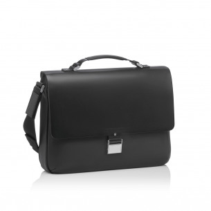 SHYRT LTH BRIEFBAG FS BLK